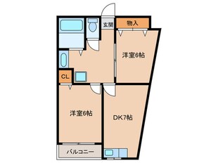 ワンダーグランドハイツの物件間取画像